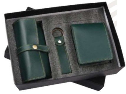 3 in 1 Leatherite Set for Executive Gifting, Premium Accessory Combo for Corporate Hampers, Festive Occasions, Office Use and Stylish Everyday Carry